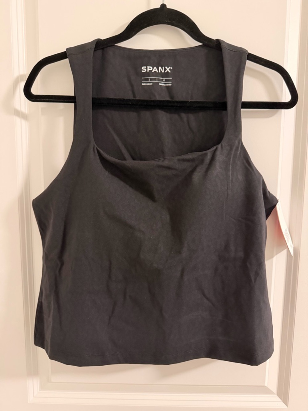 SPANX Black Workout Tank Top
